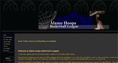 Desktop Screenshot of alamohoops.com